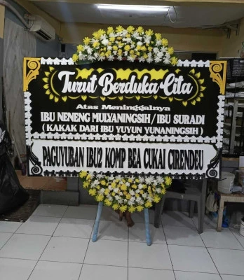 Papan Bunga di Padaasih Cibogo